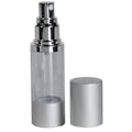 30mL Clear/Brushed Aluminum Airless Spray Bottle