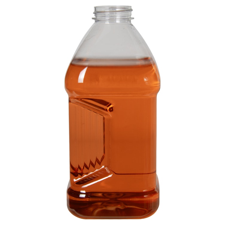 3 lbs. (Honey Weight) PET Square Grip Bottles with 38/400 Neck (Cap sold separately)