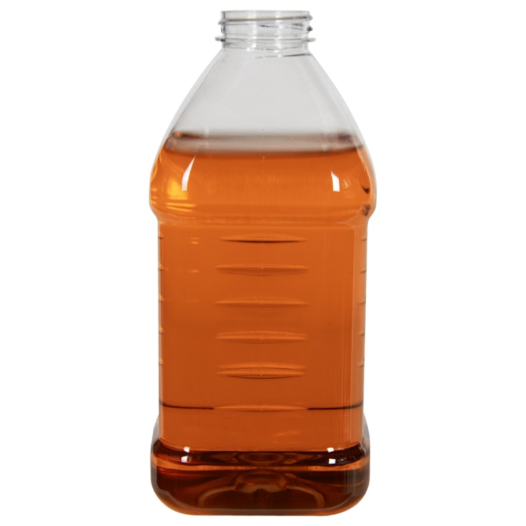 5 lbs. (Honey Weight) PET Square Grip Bottles with 38/400 Neck (Caps sold separately)