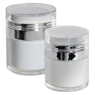 Airless Jars with Caps