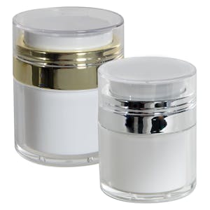 Airless Jars with Caps
