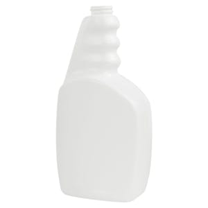 33 oz. White HDPE Trigger Spray Bottle with 28/400 Neck (Sprayer Sold Separately)