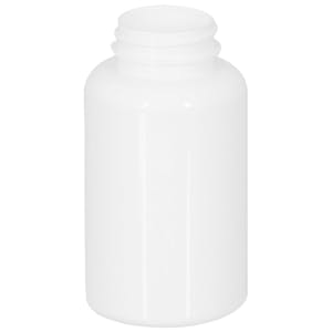 200cc White PET Packer Bottle with 38/400 Neck (Cap Sold Separately)