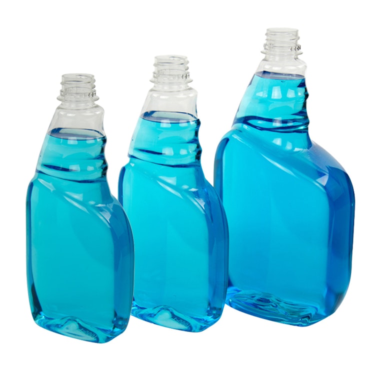 PET Tremont Spray Bottles with Ratchet Necks
