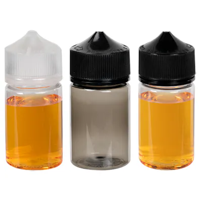 PET Stubby Unicorn Bottles with CRC/TE Caps