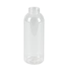 16 oz. Clear PET Wide Mouth Cosmo Bullet Bottle with 38mm ISS/IPEC Neck (Cap Sold Separately)