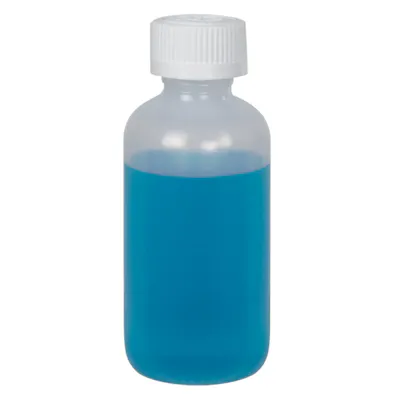 LDPE Boston Round Bottles with CRC Caps