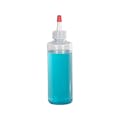 4 oz. Clear PVC Cylindrical Bottle with 20/410 Natural Yorker Cap