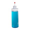 16 oz. Clear PVC Cylindrical Bottle with 28/410 Natural Yorker Cap