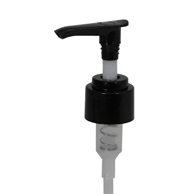 24/410 Black Smooth Lotion Pump with 6-1/4" Dip Tube