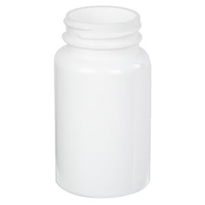 60cc White PET Packer Bottle with 33/400 Neck (Cap Sold Separately)