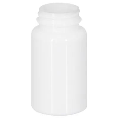 120cc White PET Packer Bottle with 38/400 Neck (Cap Sold Separately)