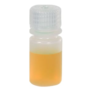 1/2 oz./15mL Nalgene™ Narrow Mouth Polypropylene Bottle with 20mm Cap