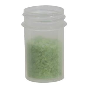 3/4 oz. Natural Polypropylene Straight-Sided Round Jar with 33/400 Neck (Cap Sold Separately)