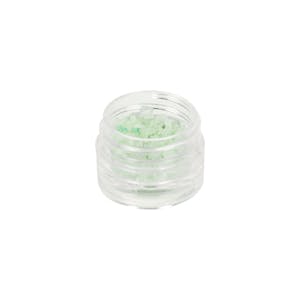 1/8 oz. Clear Polystyrene Straight-Sided Thick Wall Round Jar with 33/400 Neck (Cap Sold Separately)