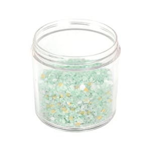 6 oz. Clear Polystyrene Straight-Sided Thick Wall Round Jar with 70/400 Neck  (Cap Sold Separately)