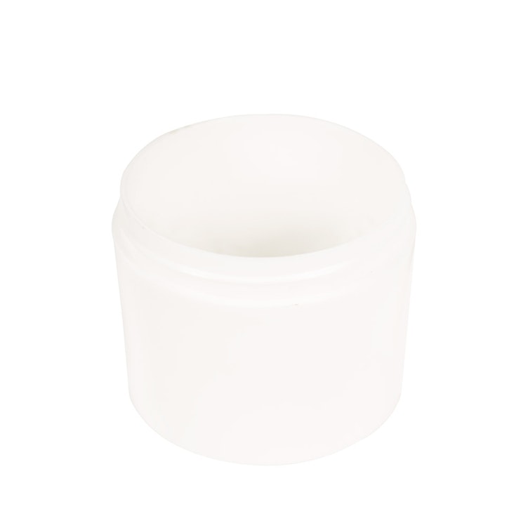4 oz. White Polypropylene Straight-Sided Thick Wall Round Jar with 70/400 Neck (Cap Sold Separately)