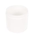12 oz. White Polypropylene Straight-Sided Thick Wall Round Jar with 89/400 Neck (Cap Sold Separately)