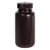 8 oz./250mL Nalgene™ Amber HDPE Wide Mouth Economy Bottle with 43mm Cap