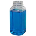 8 oz. Clear PET French Square Bottle with 38/400 Neck  (Cap Sold Separately)