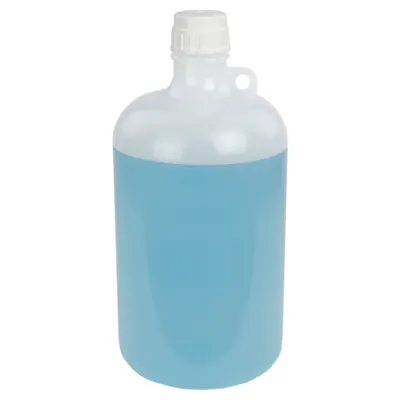 2 Gallon/8 Liter Nalgene™ Large Lab Quality Narrow Mouth LDPE Bottle with 53B Cap