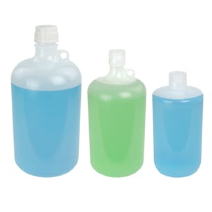 Thermo Scientific™ Nalgene™ Large Narrow Mouth Polypropylene Bottles with Caps