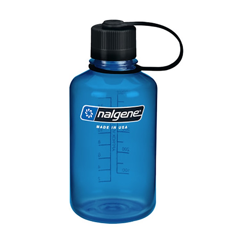 Nalgene Narrow Mouth Water Bottle with Round Loop Top, 16 oz