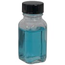 1 oz. Wide Mouth French Square Glass Bottle with 24/400 P Cap - Case of 48