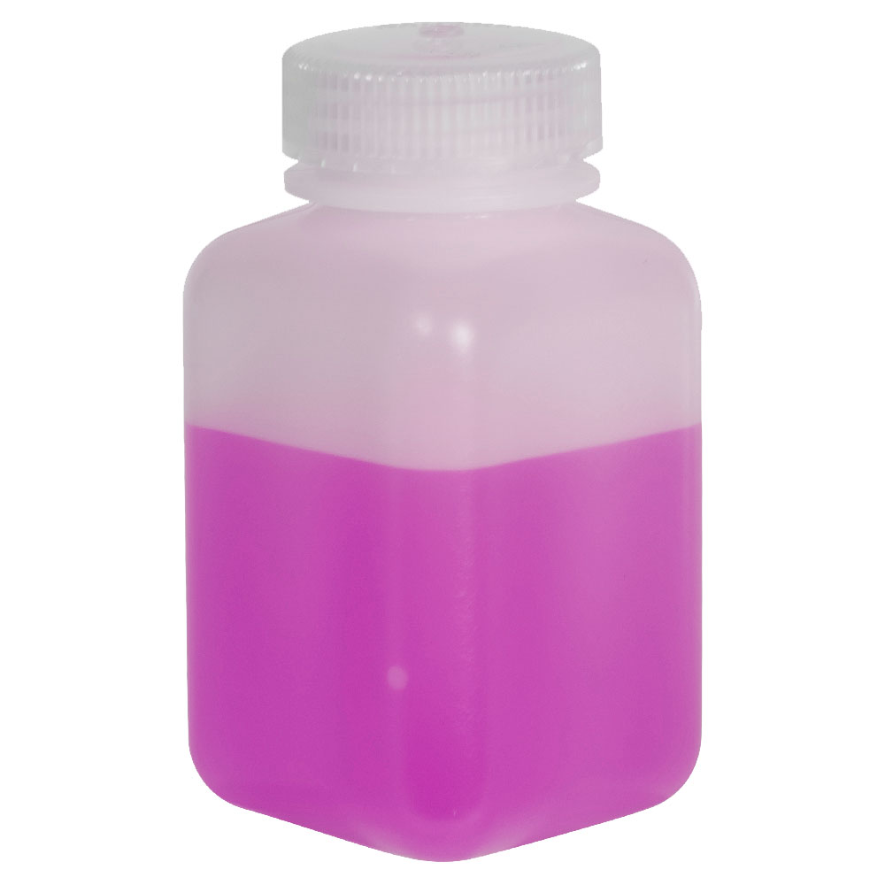 NALGENE WM SQUARE 8 OZ (ca. 240 Ml) Trinkflasche Mit Breitem Mund – Auslaufsicher