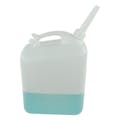 5 Gallon Natural HDPE Jerry Jug with 1" ID Retractable Spout