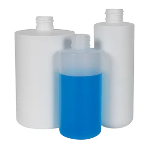 HDPE Squat Cylindrical Bottles