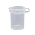 1/25 oz. Clear Hinged Lid LA-Cons® - 0.5" Diameter