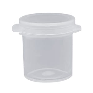 1/4 oz. Clear Hinged Lid LA-Cons® - 1" Diameter