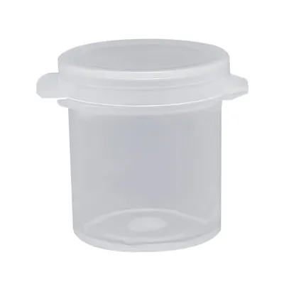 1/4 oz. Clear Hinged Lid LA-Cons® - 1" Diameter