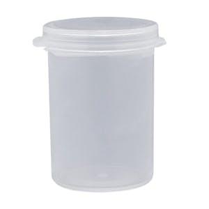 2/3 oz. Clear Hinged Lid LA-Cons® - 1.25" Diameter