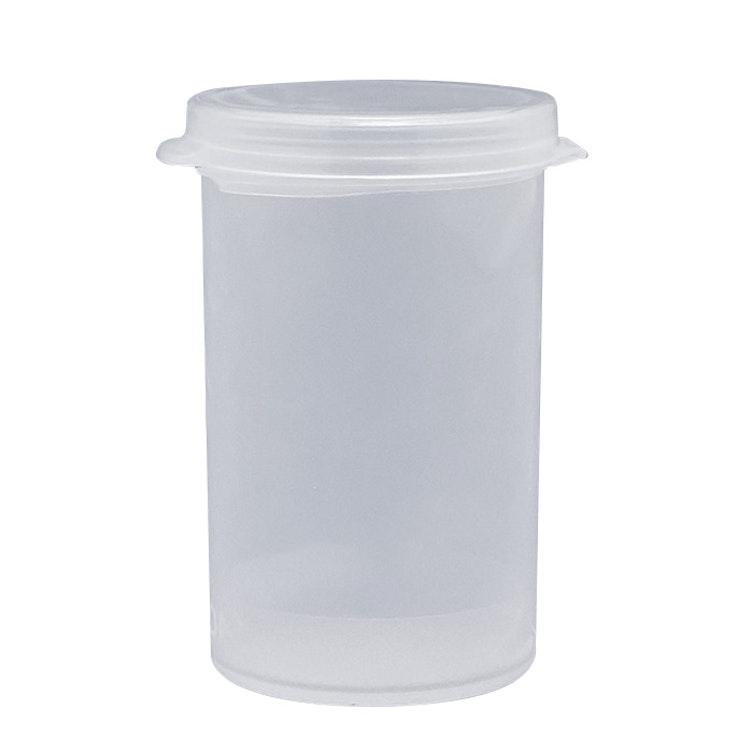 3/4 oz. Clear Hinged Lid LA-Cons® - 1.25" Diameter