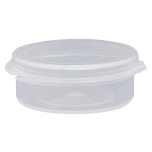 1/4 oz. Clear Hinged Lid LA-Cons® - 1.5" Diameter