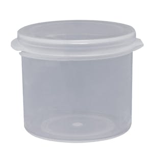 7/8 oz. Clear Hinged Lid LA-Cons® - 1.5" Diameter