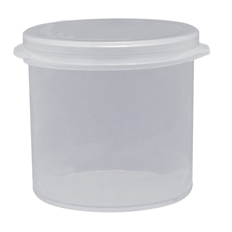 1 oz. Clear Hinged Lid LA-Cons® - 1.5" Diameter