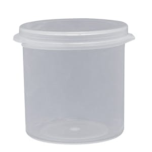 1-1/4 oz. Clear Hinged Lid LA-Cons® - 1.5" Diameter