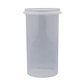 2-1/3 oz. Clear Hinged Lid LA-Cons® - 1.5" Diameter