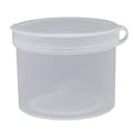 2 oz. Clear Hinged Lid LA-Cons® - 2" Diameter