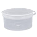 3 oz. Clear Hinged Lid LA-Cons® - 2.5" Diameter