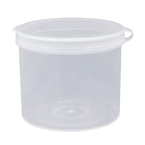 4 oz. Clear Hinged Lid LA-Cons® - 2.5" Diameter
