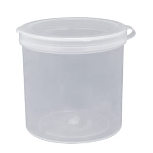 5 oz. Clear Hinged Lid LA-Cons® - 2.5" Diameter