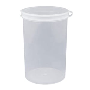 8 oz. Clear Hinged Lid LA-Cons® - 2.5" Diameter