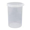 8 oz. Clear Hinged Lid LA-Cons® - 2.5" Diameter