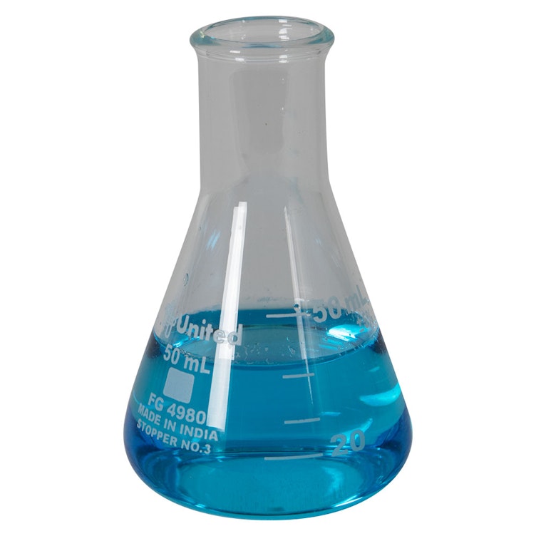 5000-50 | PYREX® 50 ML Narrow Mouth Erlenmeyer Flask With 19/38 Standard Taper Joint | Corning