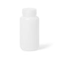 250mL Wide Mouth Natural Polypropylene Reagent Bottle with 43/415 Polypropylene Cap - Package of 12