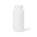 500mL Wide Mouth Natural Polypropylene Reagent Bottle with 53/415 Polypropylene Cap - Package of 12